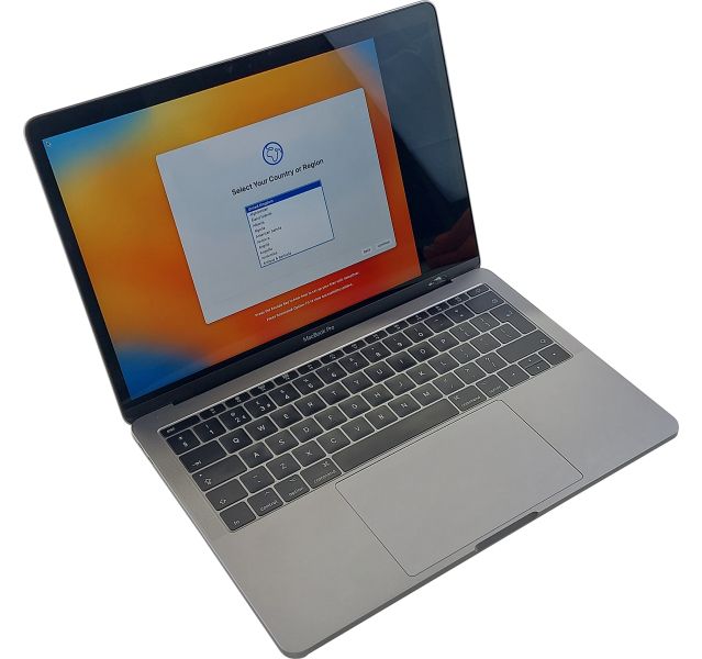 Damaged Apple MacBook Pro (13-inch, 2017), Intel i5-7360U, 8GB RAM, 128GB SSD