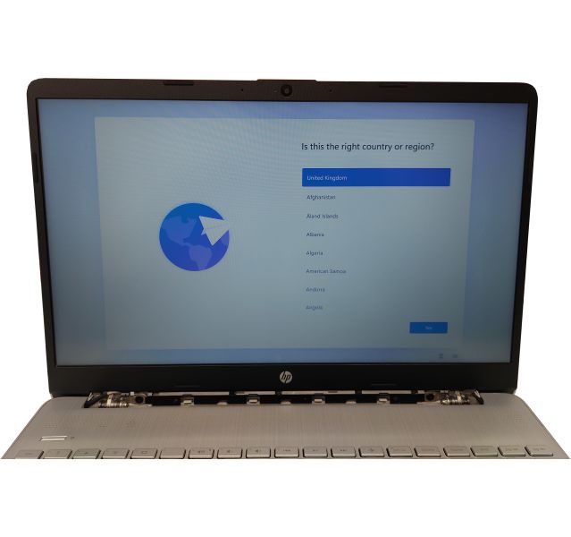Damaged HP 15s-eq1516sa, Ryzen 3 3250U, 4GB DDR4, 128GB SSD, 15.6