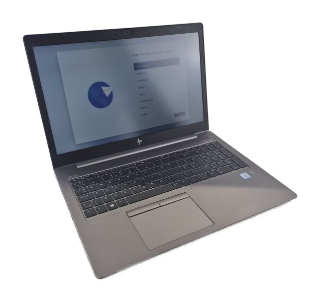 Damaged HP ZBook 15u G5, i5-7200U, 8GB DDR4, 512GB SSD, WX 3100, 15.6