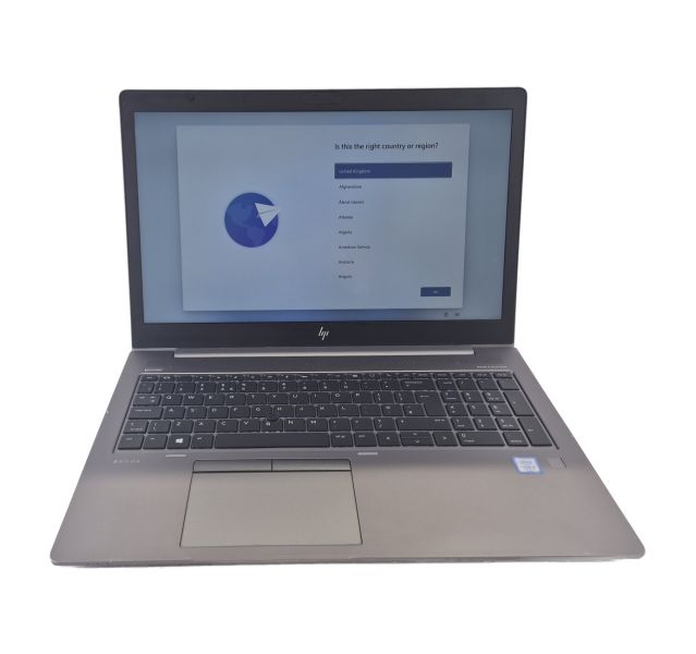 Damaged HP ZBook 15u G5, i5-7200U, 8GB DDR4, 512GB SSD, WX 3100, 15.6