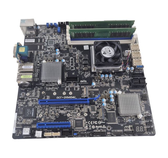 ASRock Datto OCT-D1541D4U, Xeon D-1541, 32GB RAM, Server Motherboard