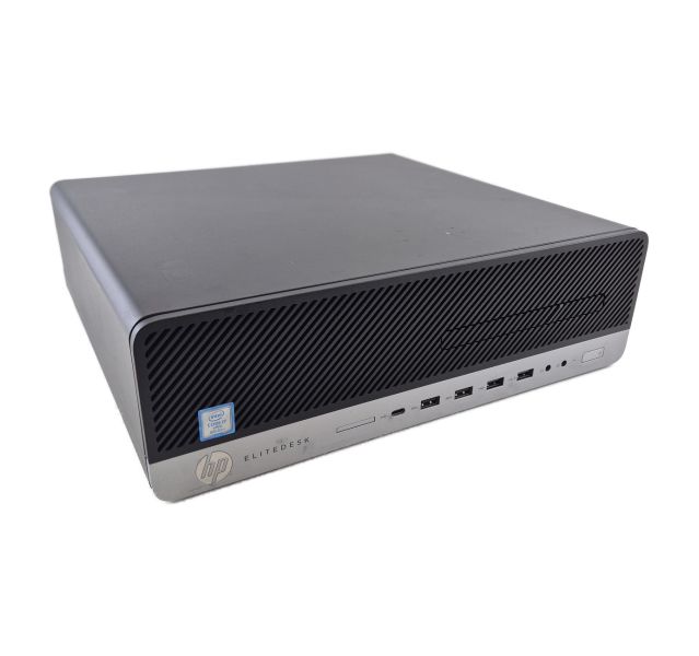 HP EliteDesk 800 G4 SFF, i7-8700, 8GB DDR4, 256GB SSD, Win 11, Desktop PC (PSU)