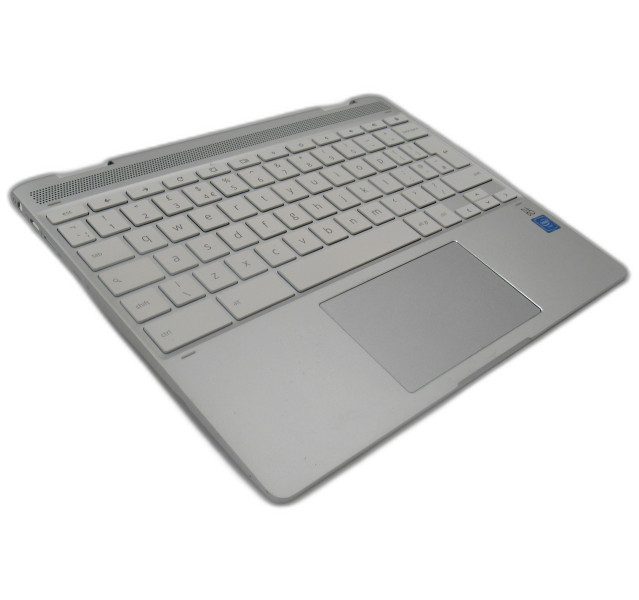 HP Chromebook x360 L67775-031 Palmrest Keyboard UK