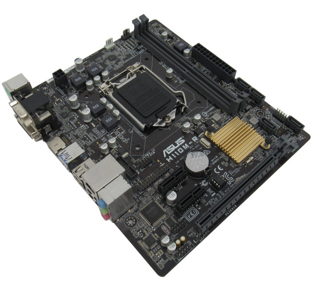 ASUS H110M-R Motherboard Only, LGA 1151, MicroATX, H4 Chipset, W/ IO Shield