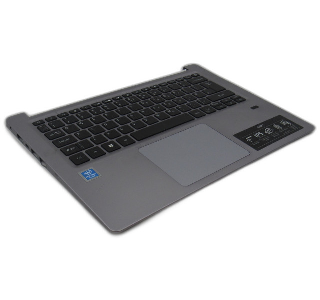 Acer Swift 1 SF114-34 UK Keyboard Palmrest Touchpad Cover Silver
