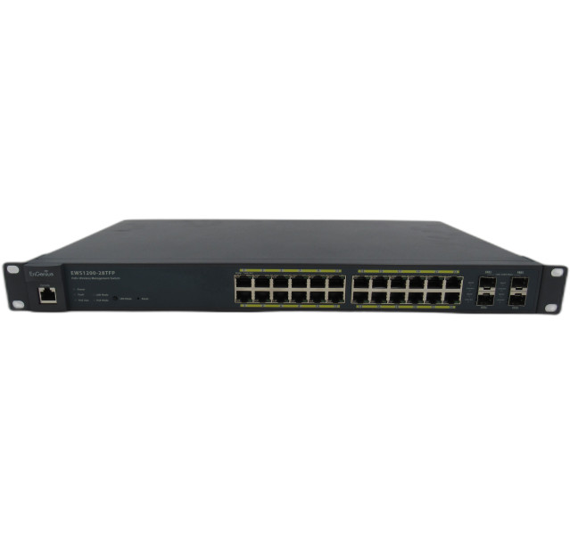 EnGenius EWS1200-28TFP 24-Port Gigabit Managed 410 W PoE+ Switch