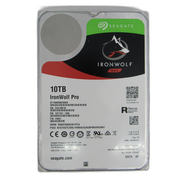 FAULTY Seagate IronWolf Pro ST10000NE0004 10TB 7200RPM 3.5