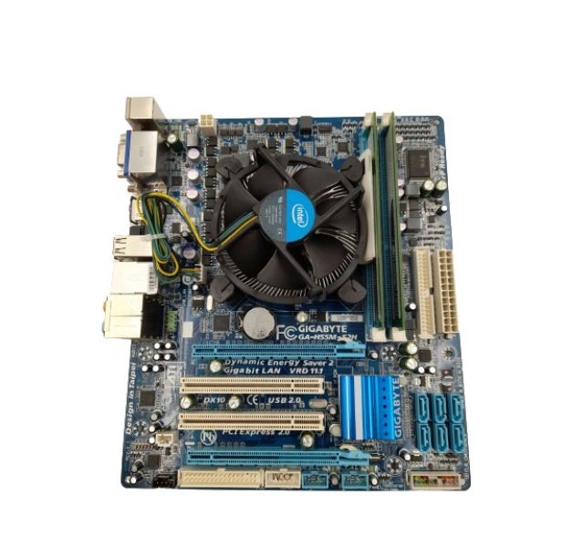Gigabyte GA-H55M-S2H 4GB DDR3 i5-650@3.20Ghz Bundle w/ IO shield