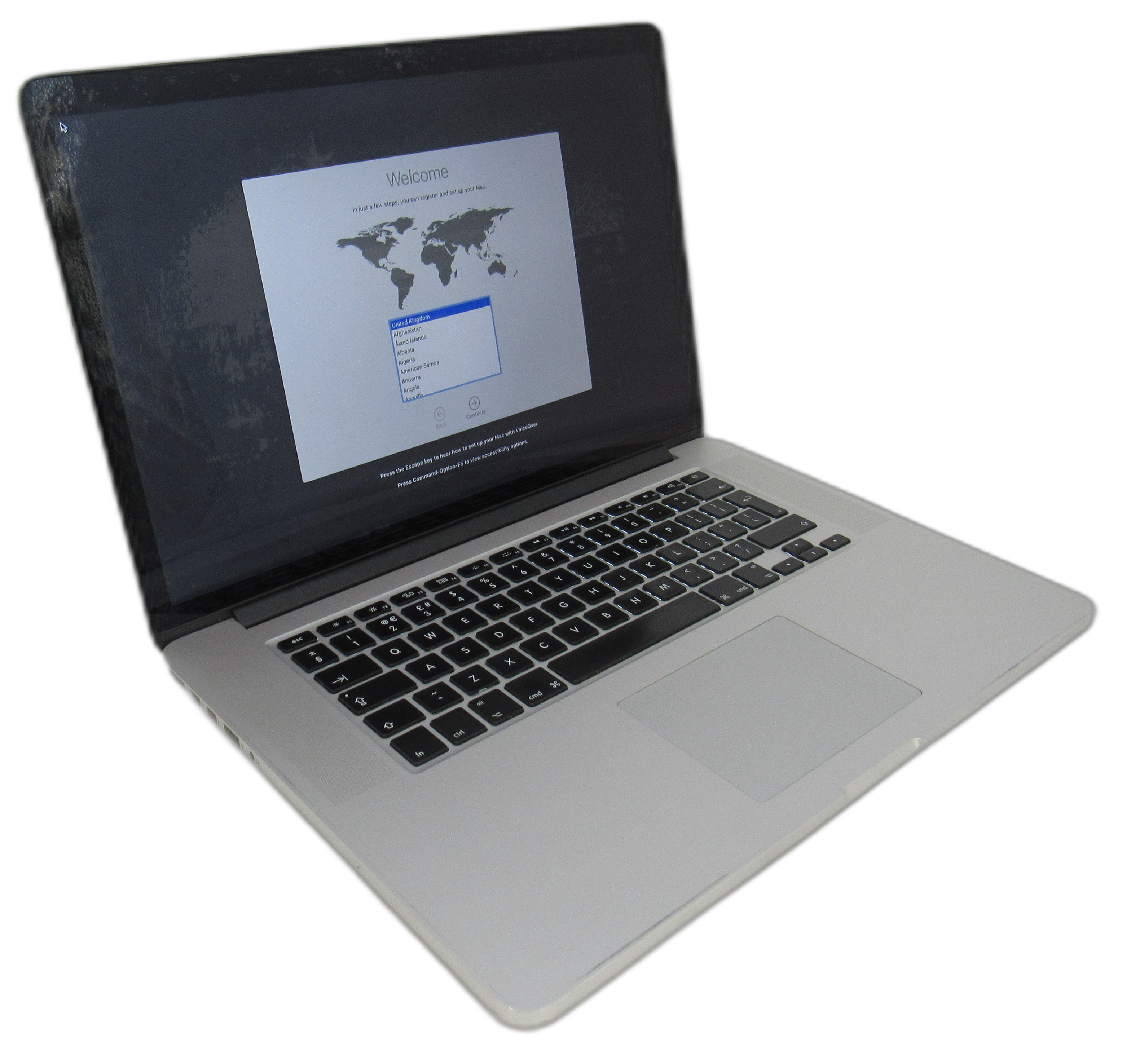 Apple Macbook Pro (2014) A1398, Intel i7-4980HQ, 16GB DDR3, 1TB