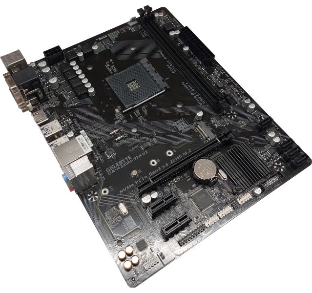 Gigabyte GA-A320M-S2H V2 AM4 AMD A320 mATX Motherboard With IO Shield
