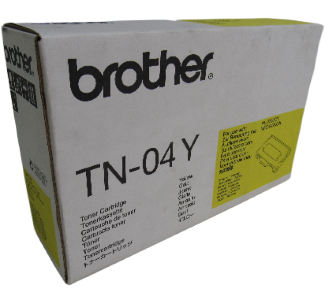 Genuine Brother TN-04Y Yellow Toner Cartridge