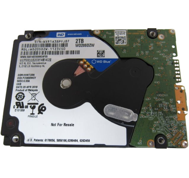 Western Digital, WD20SDZW, 2TB 5400 RPM, 2.5
