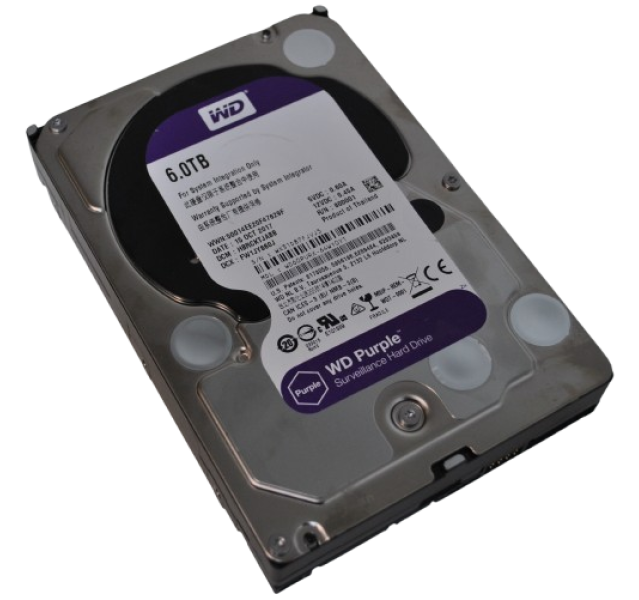Western Digital Purple 6TB, WD60PURX, 3.5