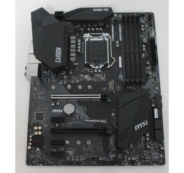 MSI H370 GAMING PRO CARBON 1151 H370 ATX Motherboard No IO Shield
