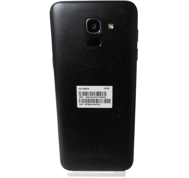 Samsung Galaxy J6, SM-J600FN, Black, 32GB, Grade C, Unlocked