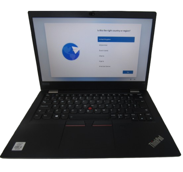 Lenovo ThinkPad L13, i5-10210U, 8GB DDR4,256GB NVMe SSD, Win11 Pro,13.3