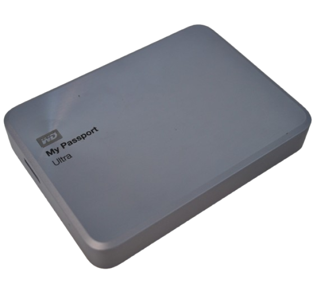 Western Digital My Passport Ultra Metal Edition, 2TB Disco Rigido Esterno Portatile, Argento