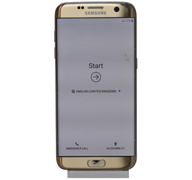 Samsung Galaxy S7 Edge, SM-G930F, Gold, 32GB, Grade C, Carrier - Three (1)