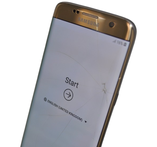 Samsung Galaxy S7 Edge, SM-G930F, Gold, 32GB, Grade C, Carrier - Three (1)