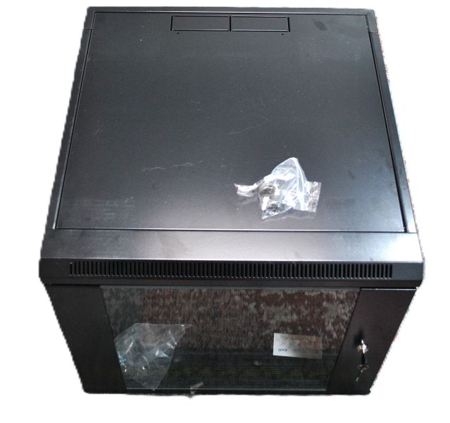 Excel Environ WR 9U 600mm Deep - Black Wall Comms Cabinet, WB9.6SGB