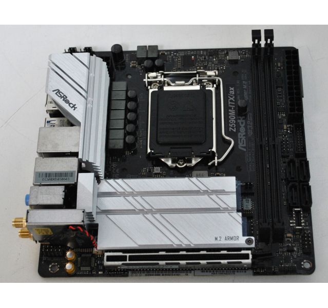 ASRock Z590M-ITX/AX LGA 1200 Z590 Mini-ITX Motherboard With Antenna