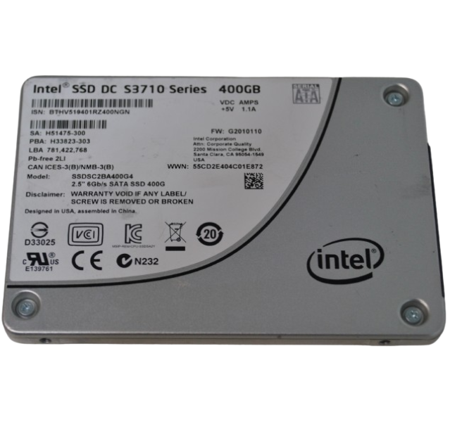Dell Intel DC S3710 Series 400GB 2.5
