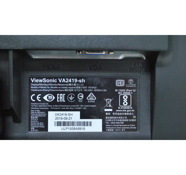 ViewSonic VA2419-SH 24