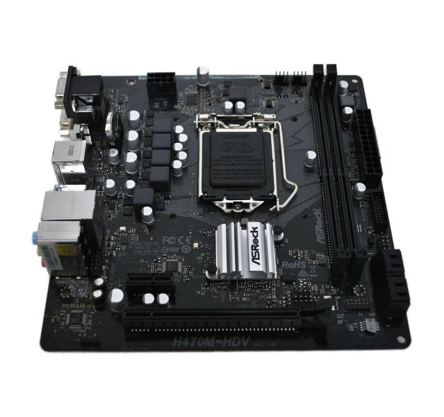ASRock H470M-HDV H470 1200 M-ATX Motherboard Without IO Shield