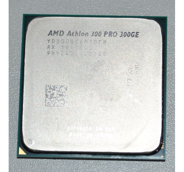 AMD Athlon 300 PRO 300GE 3.40GHz 2 Core CPU Processor Socket AM4
