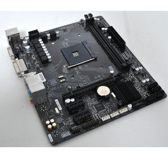 GIGABYTE GA-AB350M-DS2 AM4 B350 M-ATX Motherboard With IO Shield