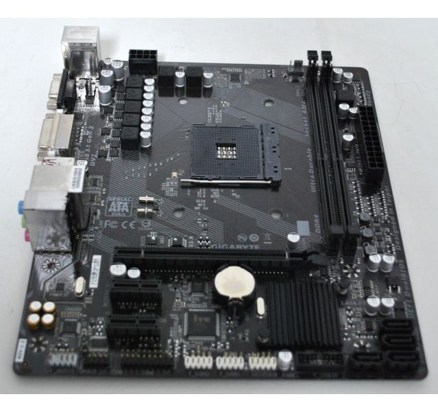 GIGABYTE GA-AB350M-DS2 AM4 B350 M-ATX Motherboard With IO Shield