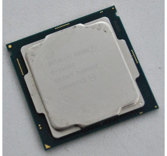 Intel Xeon E-2146G CPU, 1151, 6 Cores/ 12 Threads, 3.50GHz