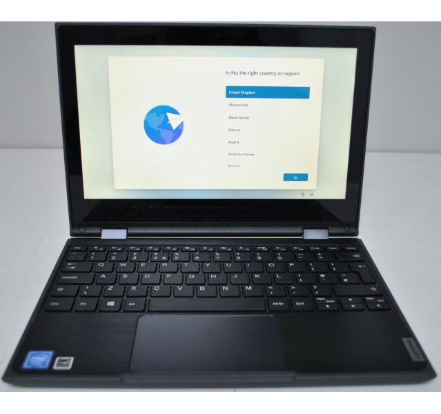 Lenovo 300e 2nd Gen Laptop,Celeron N4120,4GB DDR4,32GB SSD,Win11,11.6