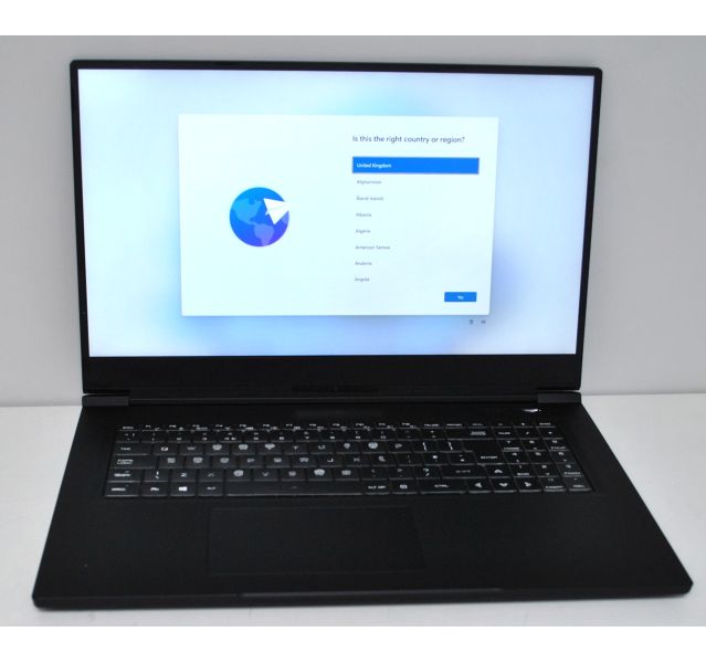 TongFang GM7MP7P Laptop, i7-10875H, 16GB DDR4, 500GB SSD, 2070, Win 11, 17.3