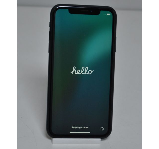 Apple iPhone XR, A2105,Black, 64GB, Grade C,Unlocked (screenburn)