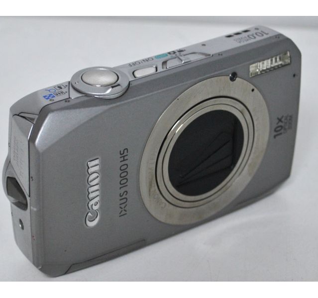 Canon IXUS 1000 HS Digital Compact Camera, No Bat, Silver