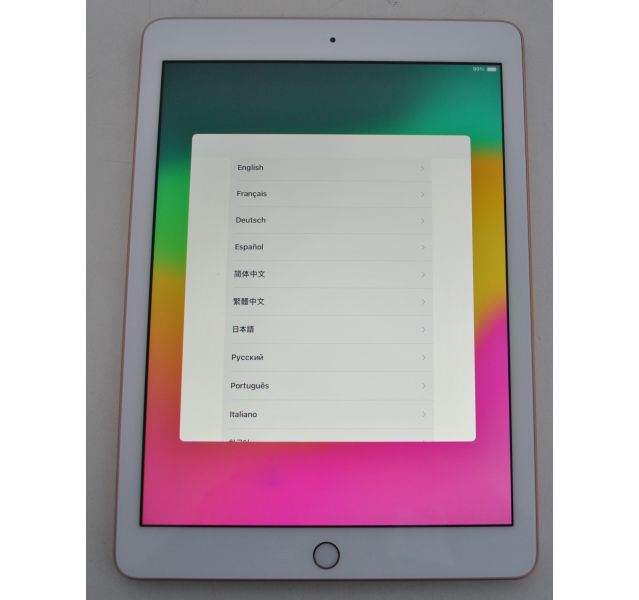 Apple iPad 6th Gen,A1893,Gold,32GB, Grade C