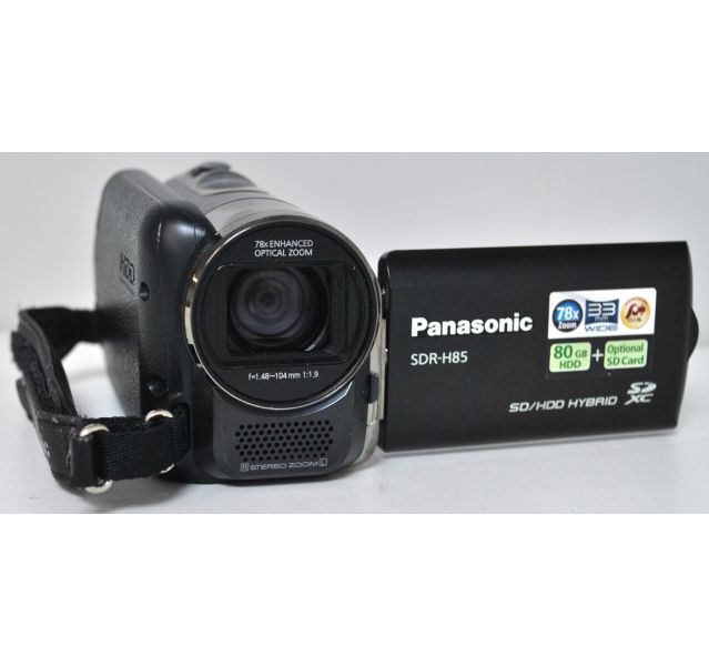 Panasonic SDR-H85 Camcorder, Black