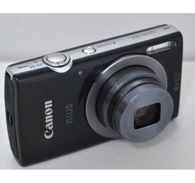 Canon IXUS 162 Digital Compact Camera, Black