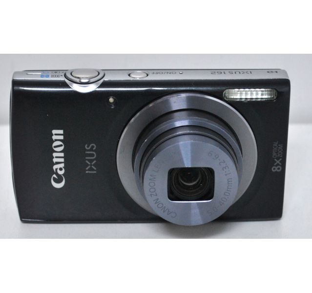 Canon IXUS 162 Digital Compact Camera, Black