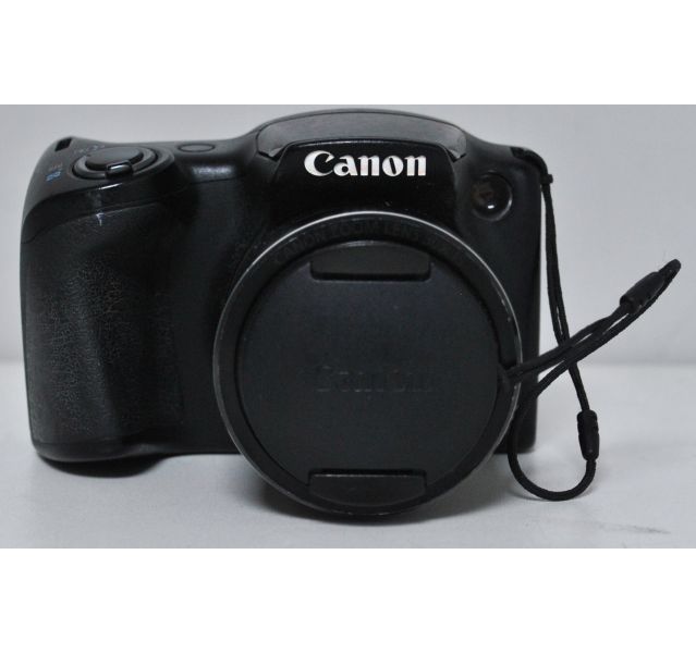Canon PowerShot SX400 IS Digital Compact Camera, Black