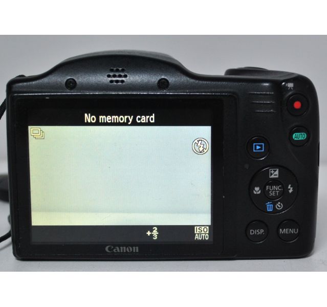 Canon PowerShot SX400 IS Digital Compact Camera, Black