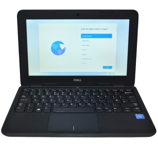 Dell Latitude 3190 Laptop,Celeron N4120,4GB DDR4,60GB eMMC,Win11,11.6
