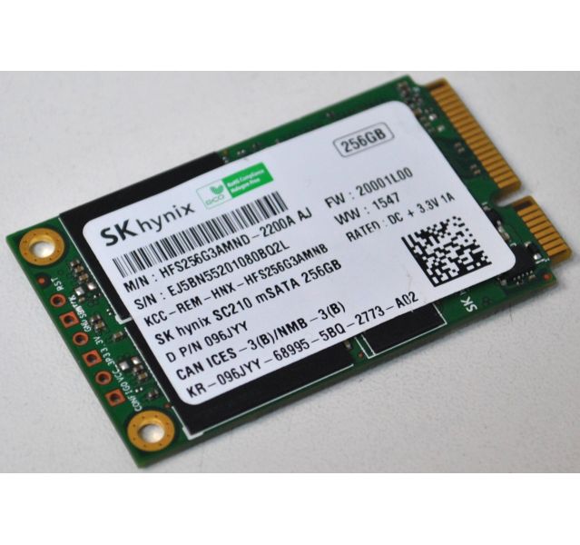 SK Hynix SC210 FS256G3AMND-2200A, 256GB, mSATA Solid State Drive (SSD) Grade C
