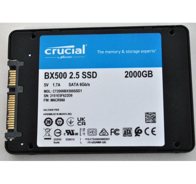 Crucial BX500 CT2000BX500SSD1 2TB 2.5