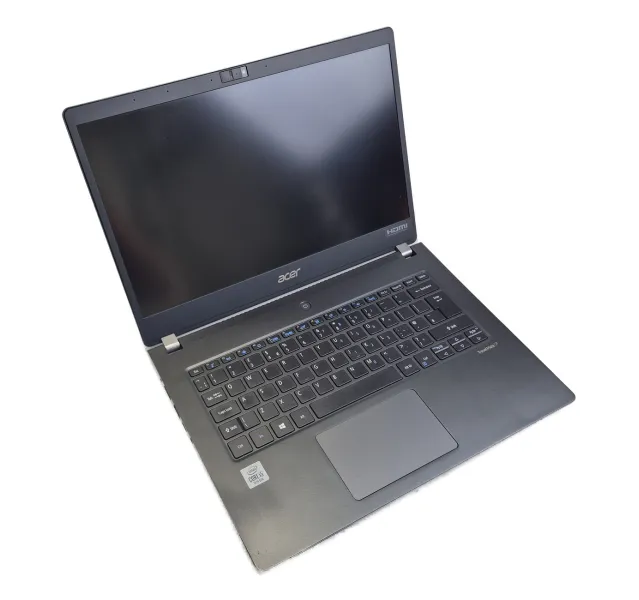 Used Acer TravelMate P614-51-G2 laptop photographed by PCS4U
