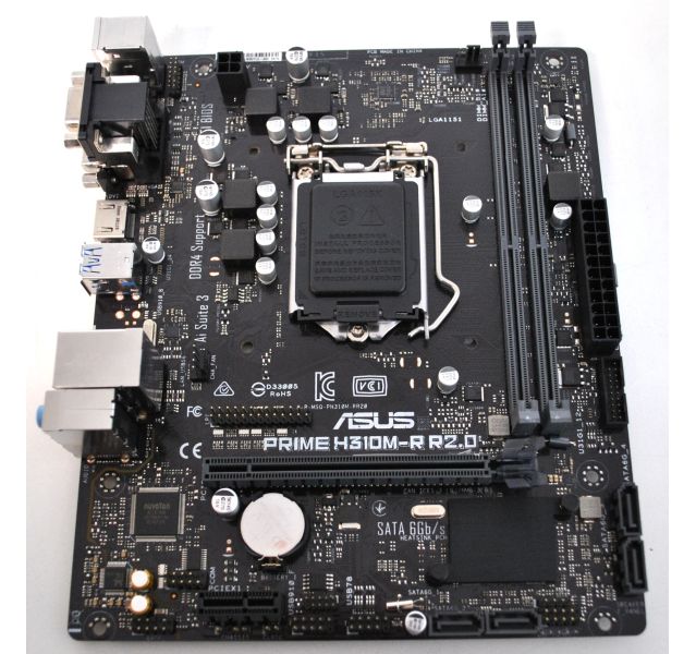 ASUS Prime H310M-R R2.0 Motherboard LGA1151, Intel H310, mATX, With IO Shield