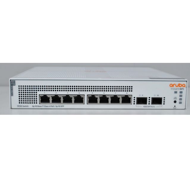 HPE Aruba Instant On 1930 8G JL681A 8 Port Switch without Ears