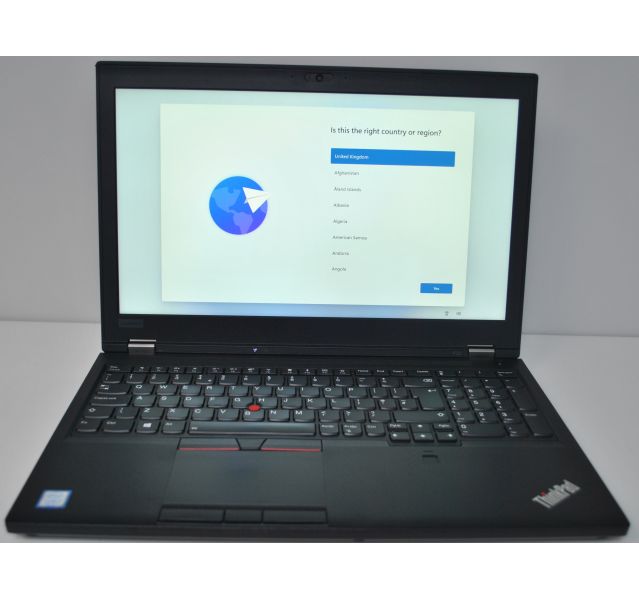 Faulty Lenovo ThinkPad P52 Laptop, i7-8750H, 16GB DDR4,512GB NVMe SSD 15.6