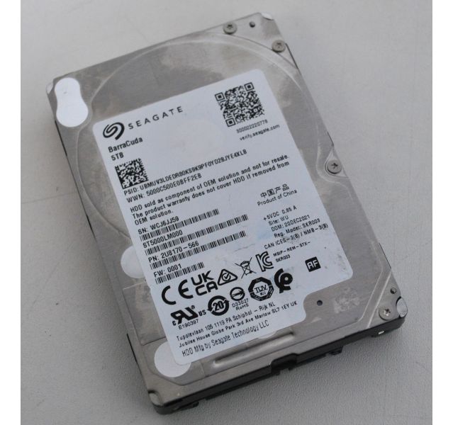 Faulty Seagate BarraCuda 5TB 2.5